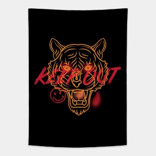 Tiger aesthetic Tapestry