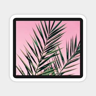 Graphic green botanicals Magnet