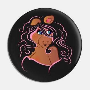 Electric Diva- Baby Pink Pin