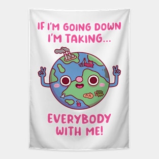 Cute Planet Earth's Message Tapestry