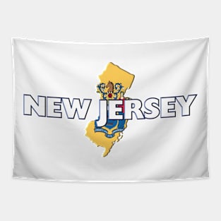 New Jersey Colored State Tapestry