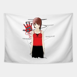 Serial Experiments Lain ''PSYCHE'' V1 Tapestry