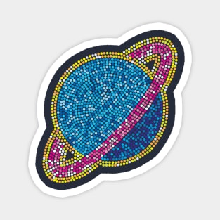 Saturn Sequins Magnet