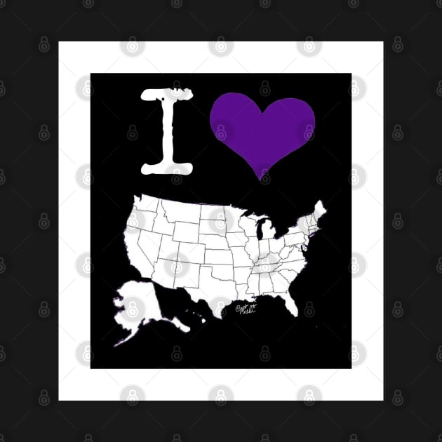I 💜 The USA by Mishi