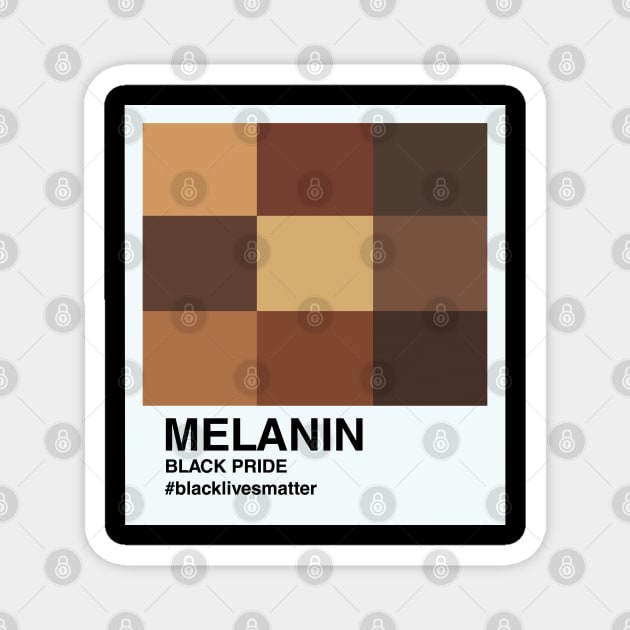 Melanin Palette Magnet by opippi