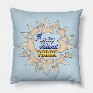 Amity Island Shark Tours Pillow