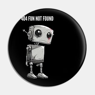 404 Fun Not Found v1 Pin