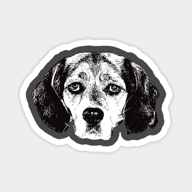 Beagle - Beagle Christmas Gifts Magnet by DoggyStyles