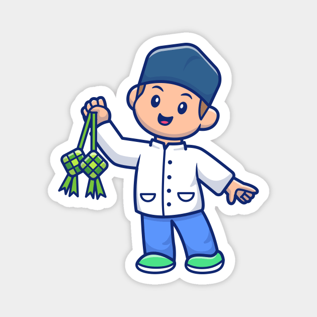 Cute moslem boy Magnet by Catalyst Labs