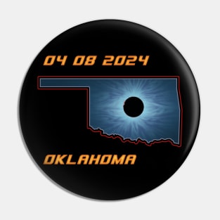 Oklahoma 2024 Total Solar Eclipse Pin