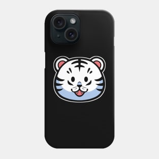 Cute White Tiger - available bengal too Phone Case
