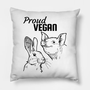 Proud vegan Pillow