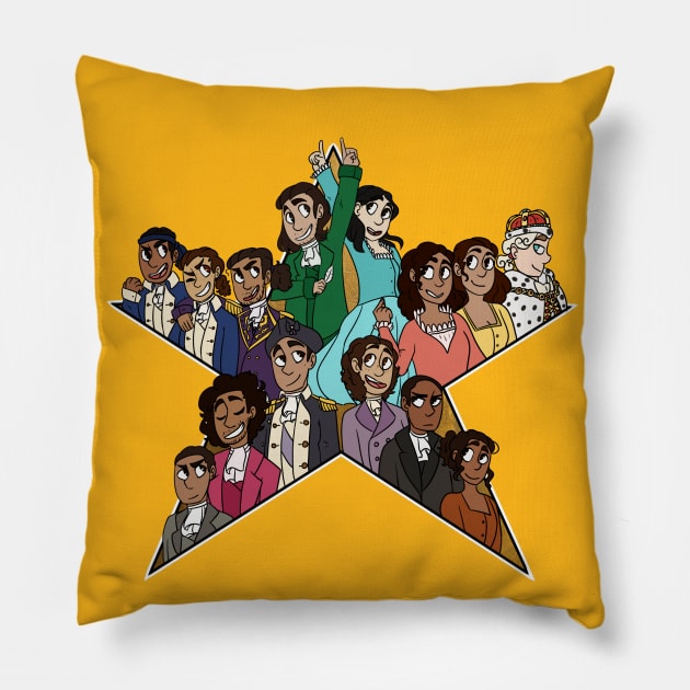 family king george Pillow by iritaliashemat