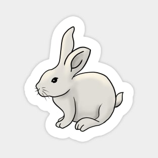 Cute Bunny hand drawn rabbit gift Magnet