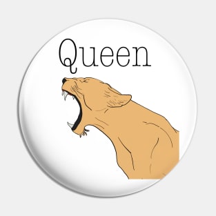 Queen lioness Pin