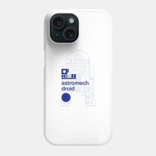 astromech droid - robot modern design Phone Case