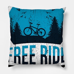 Free Ride Style Bicycle Design With Nature Sky Pillow