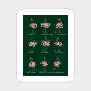 Christmas Tree Ballerina Facings Magnet