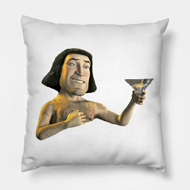 lord farquaad Pillow by ematzzz