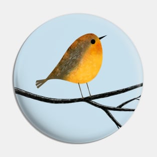 Bird on branch Pin