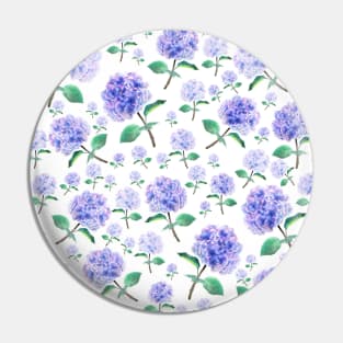 purple blue hydrangea pattern Pin