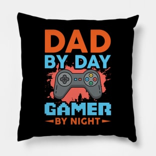 Dad by Day Pillow