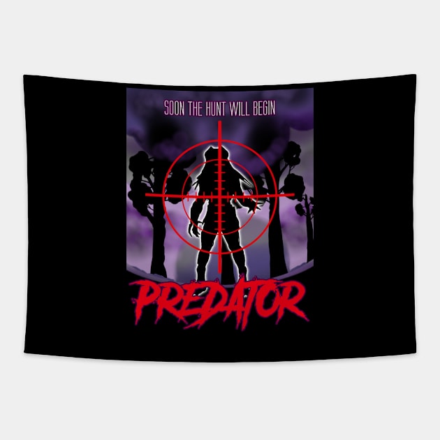 Predator - The Hunt Tapestry by Alien Dropship