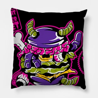 zombie burger Pillow