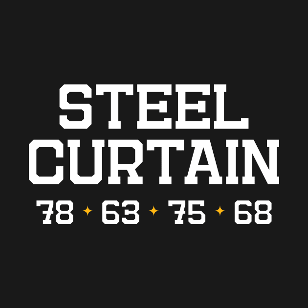 The Steel Curtain - Pittsburgh Steelers by Merlino Creative