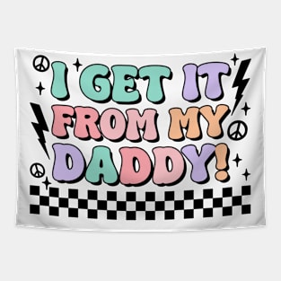 Groovy Daddy fathers day gift for husband dad Tapestry