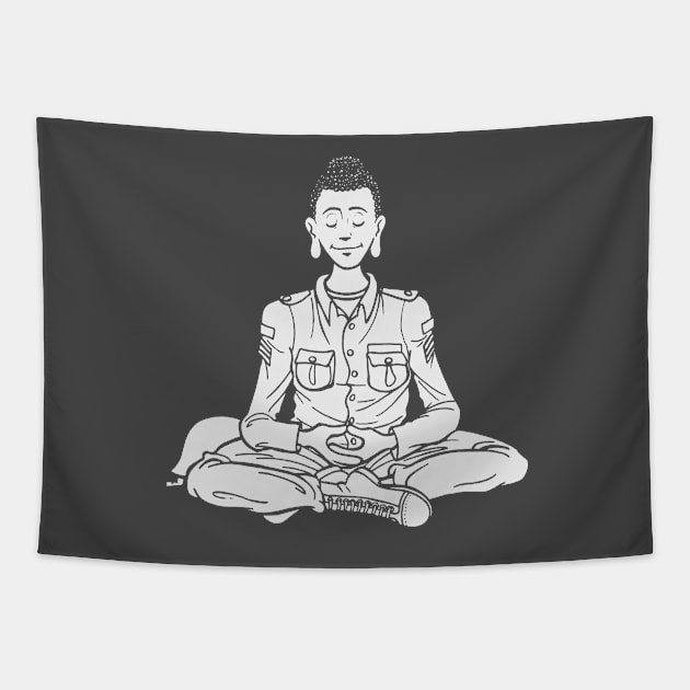 Peace. Everyone is Buddha! Tapestry by danrop