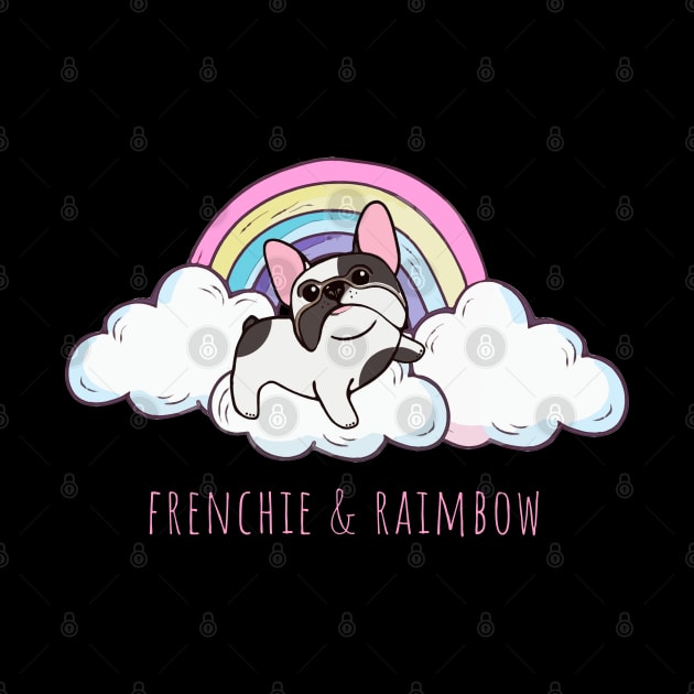 french bulldog raimbow for frenchie lover by Collagedream