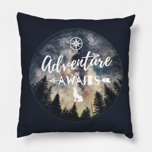 Adventure Awaits Pillow