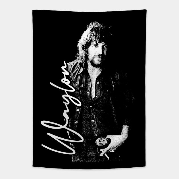 Discover Waylon Jennings \\ Retro Style Fan Design - Waylon Jennings - Tapestry