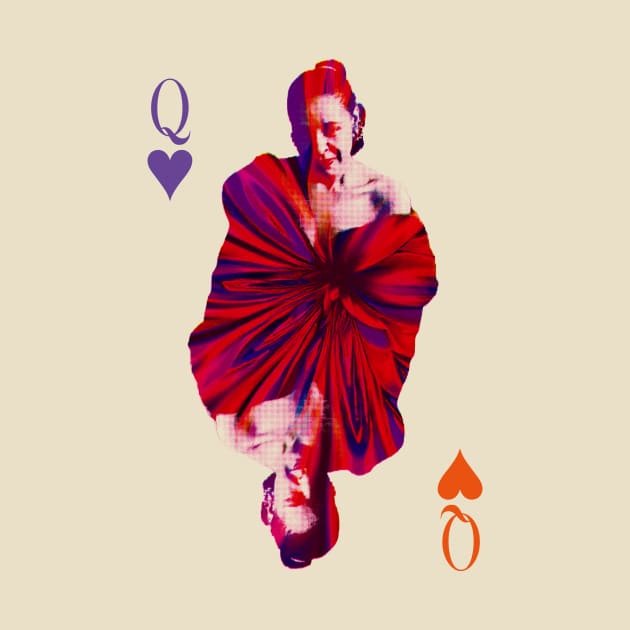 Billie Holiday queen of hearts by HAPPY TRIP PRESS