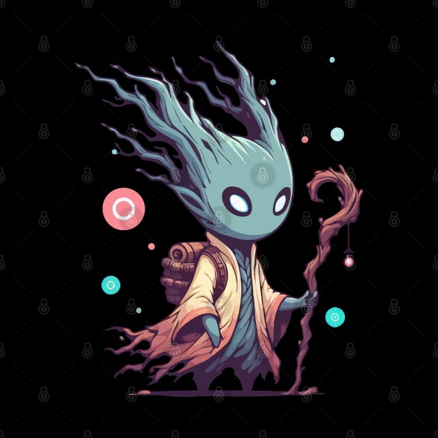 Kawaii Forest Tree Mage Wizard Spirit by TomFrontierArt
