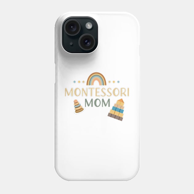 Montessori Bliss: Beige Mom Collection Phone Case by carolsalazar