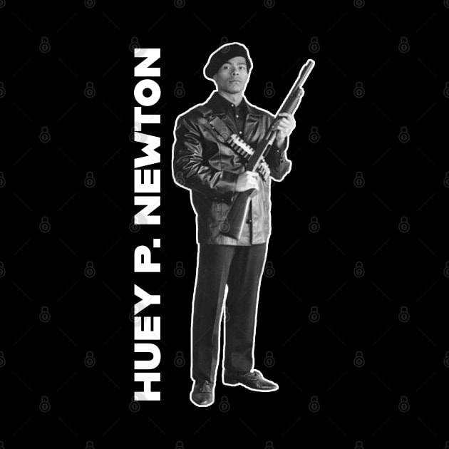 Huey P. Newton Militant by UrbanLifeApparel