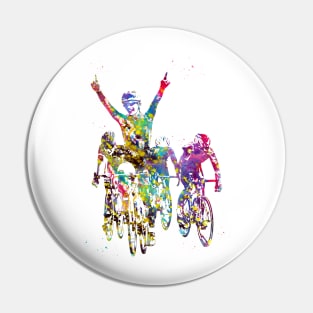 Cycling race Pin