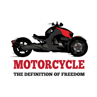 Can-Am Ryker Red - Motorcycle The Definition of Freedom T-Shirt