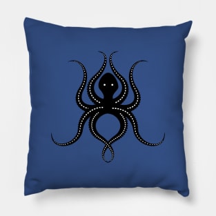 Black Octopus Pillow