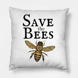 Save The Bees Gift for a Beekeeper Pillow