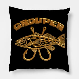 Golden Grouper Pillow