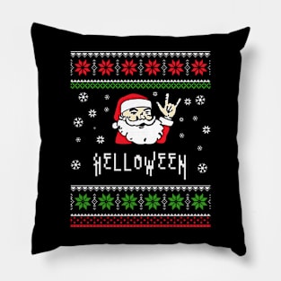 helloween santa metal Pillow