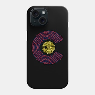 Colorado Lettering Phone Case