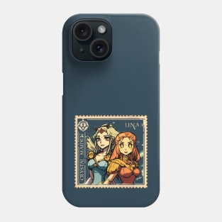 Lina and Crystal Maiden - Postage Stamp Series Phone Case