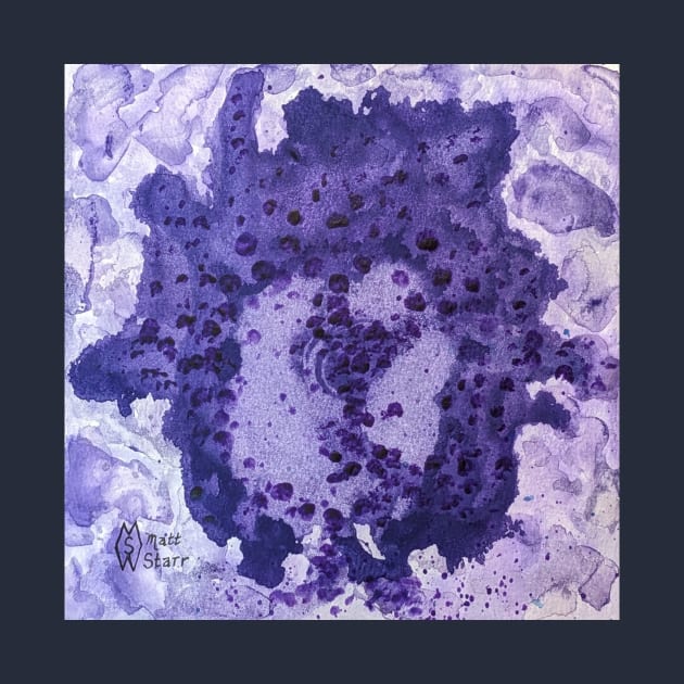 Grape glucose and fructose cells abstract by Matt Starr Fine Art