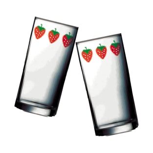 Nana strawberry glasses - Pixel Art #004 T-Shirt