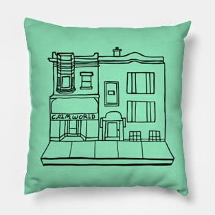 Calm World Center Transparent Pillow