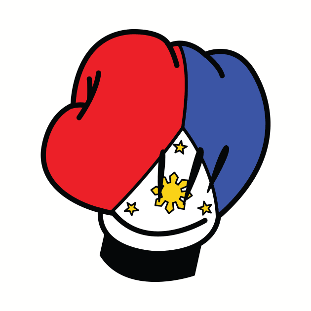 Philippines Flag Pacquiao Mickey Boxing Gloves by airealapparel